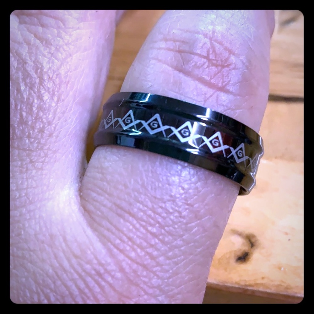 Masonic Stainless Steel Ring size 12